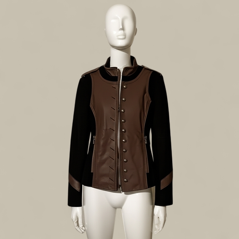 Vintage Danier Italian Leather Equestrian Jacket Size Small